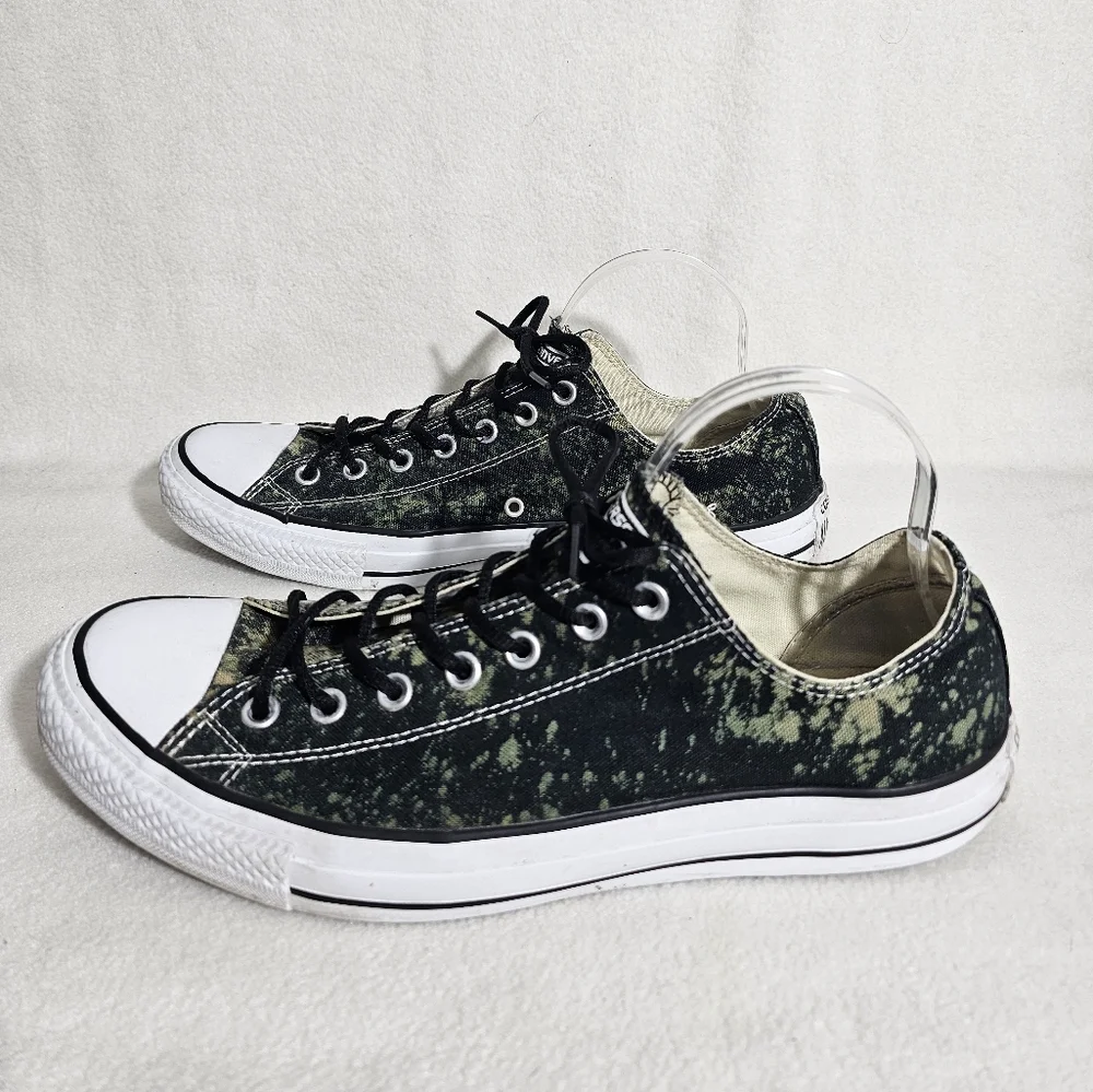 Custom Upcycled Tie Dyed Converse Low Rise Sneakers